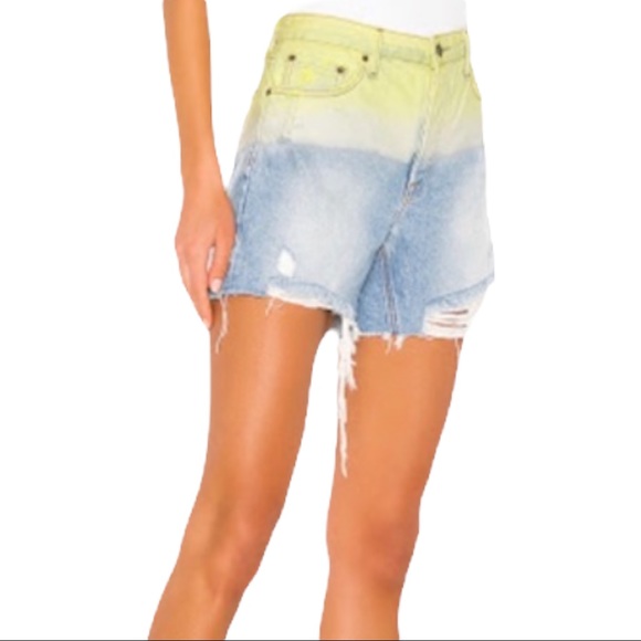 GRLFRND Jourdan Ombre denim shorts - Picture 4 of 14